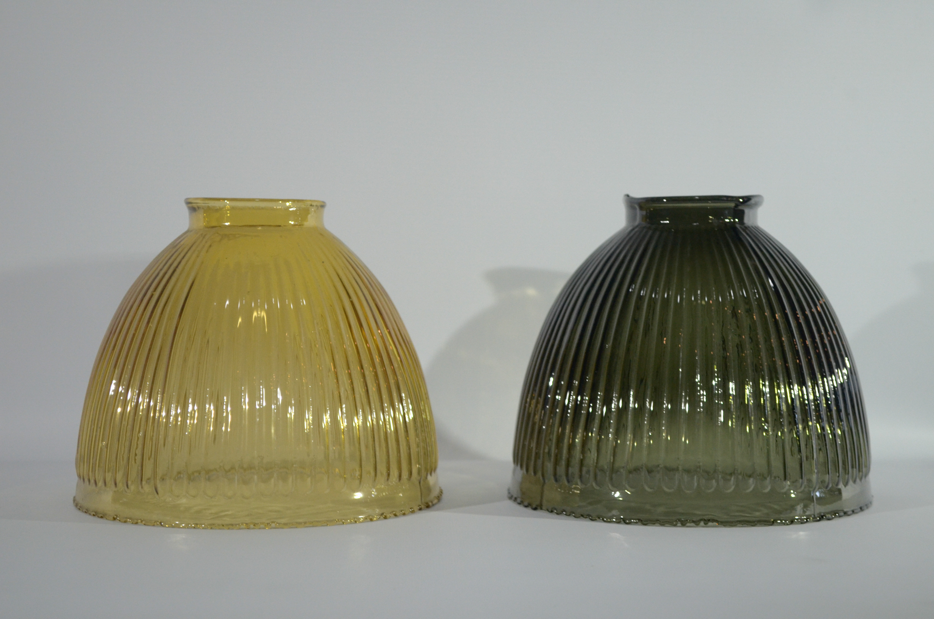 Tulipa lámpara colgante Raye 20 en vidrio