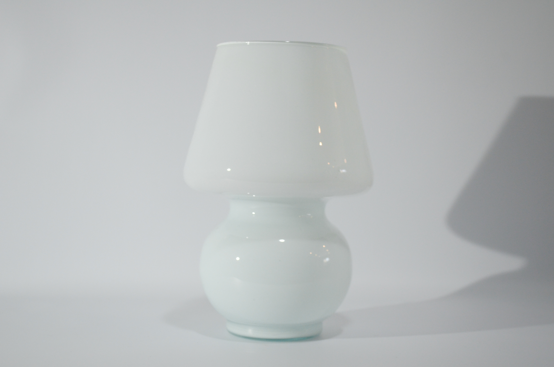 Vidrio opal blanco para armado de velador